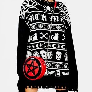 Dark Christmas sweater 🦇 ☠️